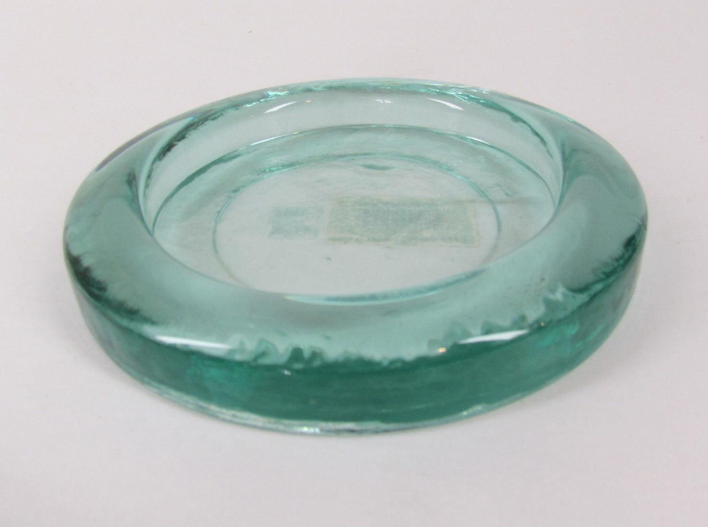 6” Recycled Glass Candle Tray