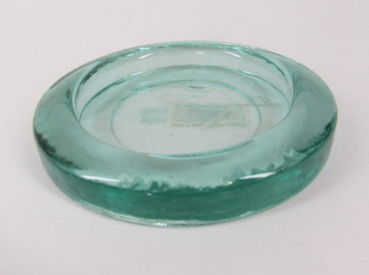 6” Recycled Glass Candle Tray