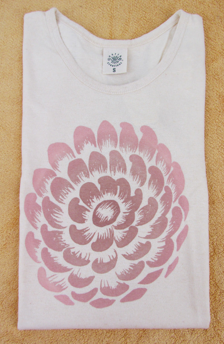 Earth Creations Short Sleeve Women's Scoop Neck Top “Dahlia”
