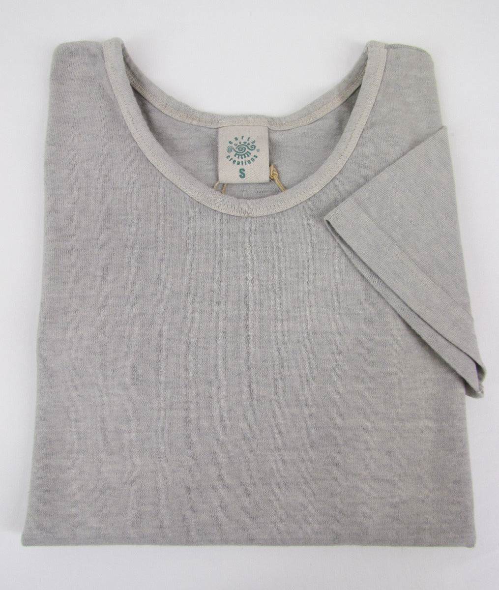 Earth Creations Short Sleeve Women's Scoop Neck Top