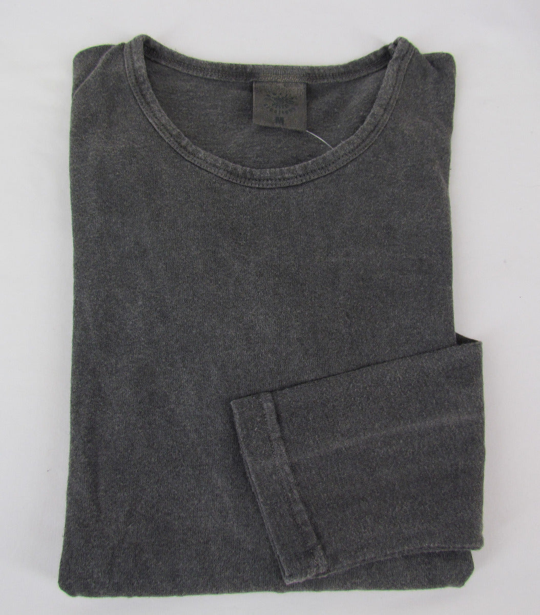 Earth Creations Long Sleeve Women's Scoop Neck Top, Blank