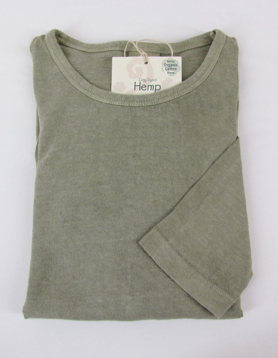 Earth Creations Long Sleeve Women's Scoop Neck Top, Blank
