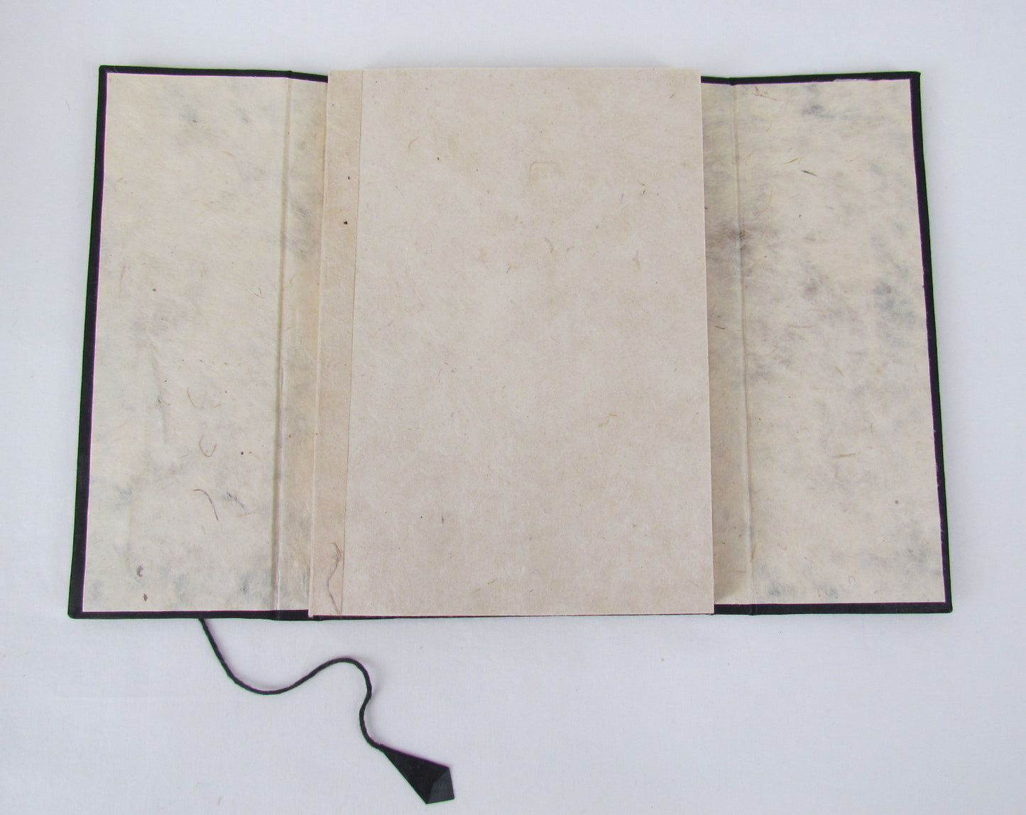 Nepalese Paper Journal enclosed in Black Cover with Two Button Closure