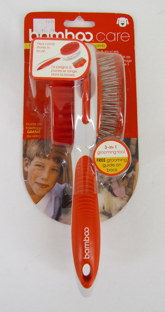 Bamboo Brand 3-in-1 Dog Grooming Tool