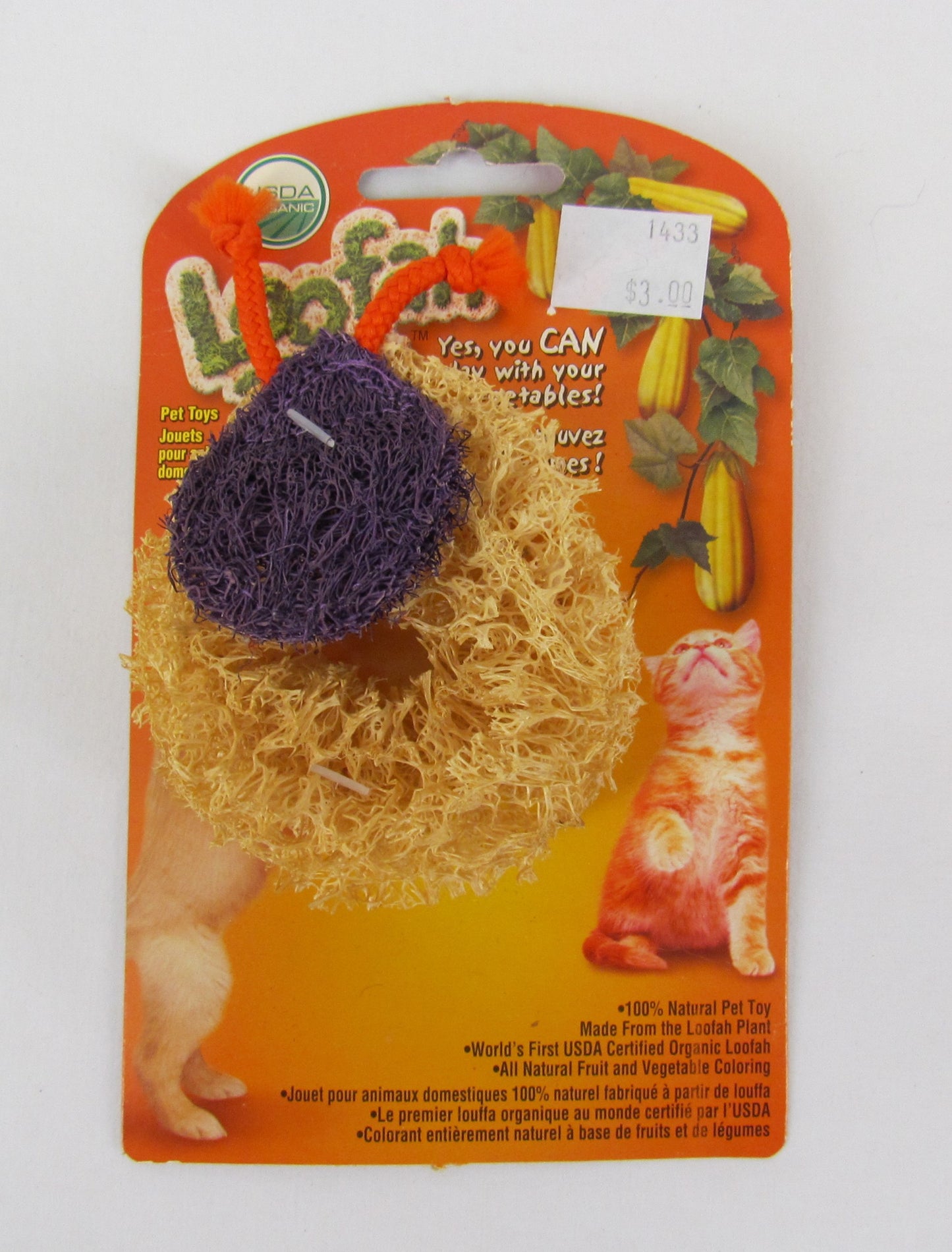 Free Range Loofah Pet Toy