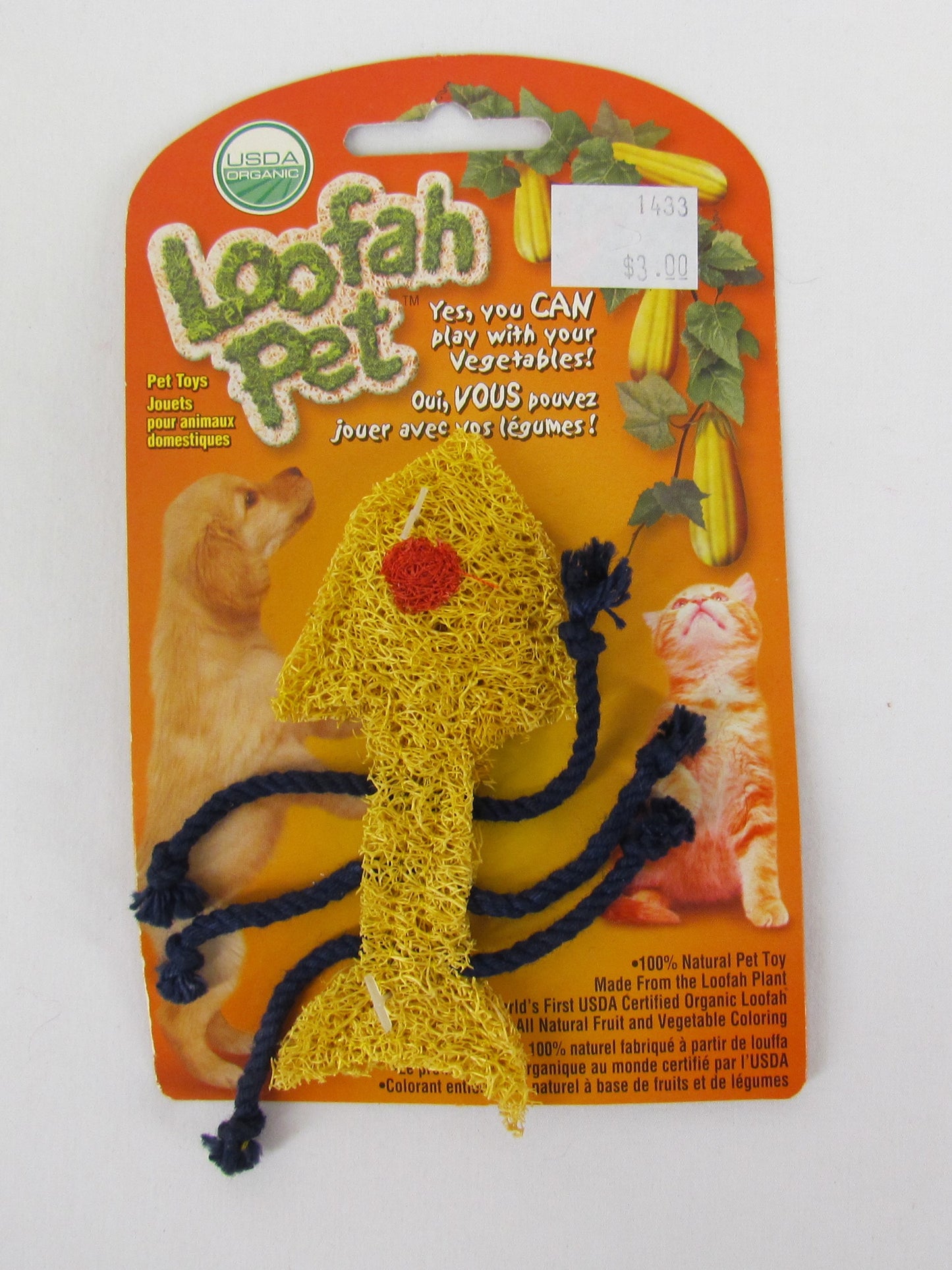 Free Range Loofah Pet Toy