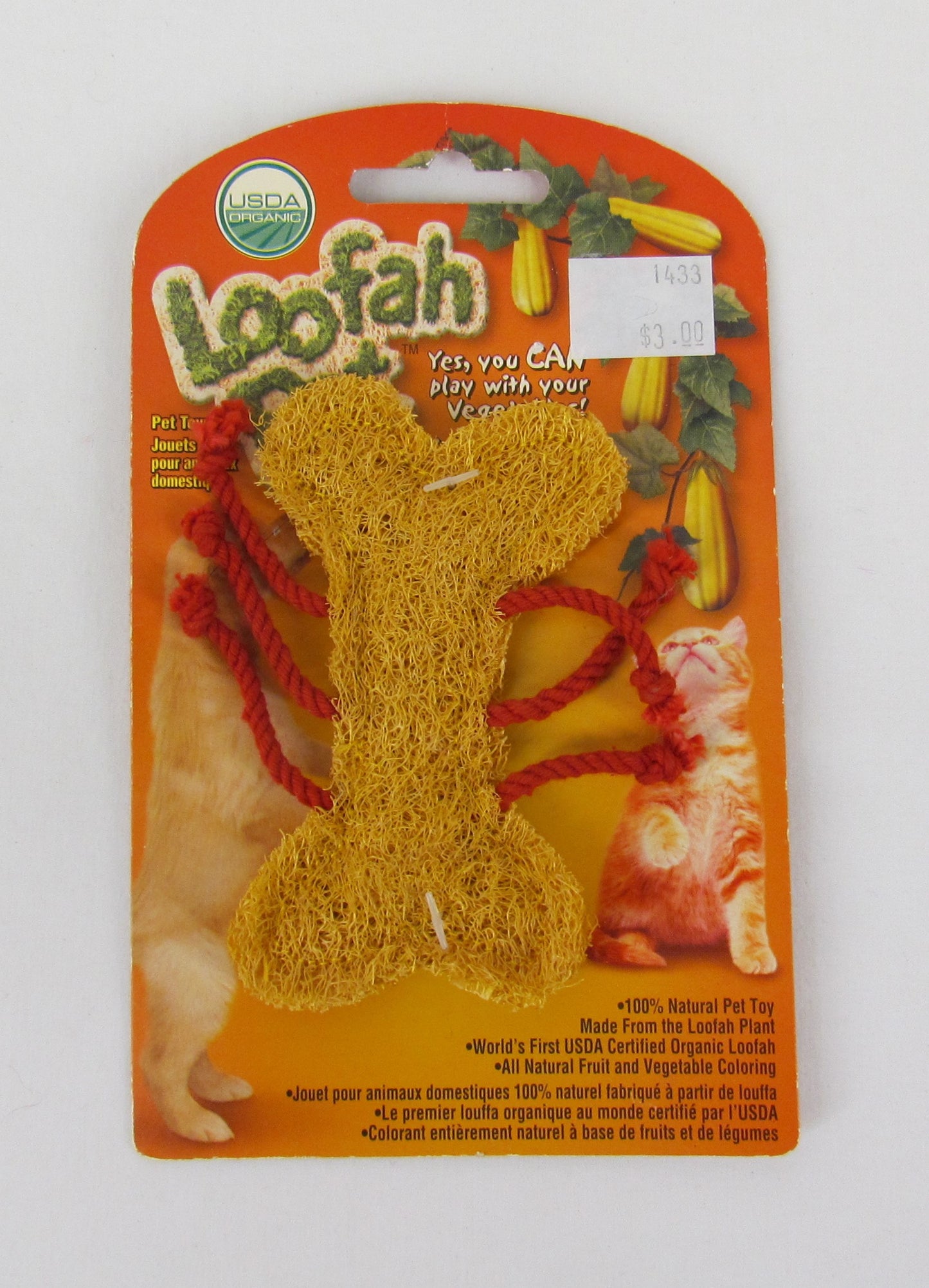 Free Range Loofah Pet Toy