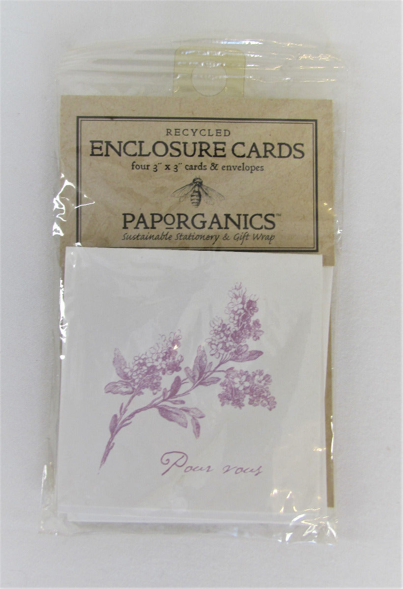 Paporganics Sustainable Stationery Enclosure Cards-4 Pack