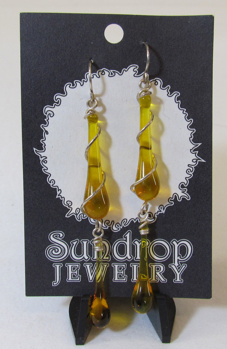 Sundrop Jewelry Double Dangle Earrings
