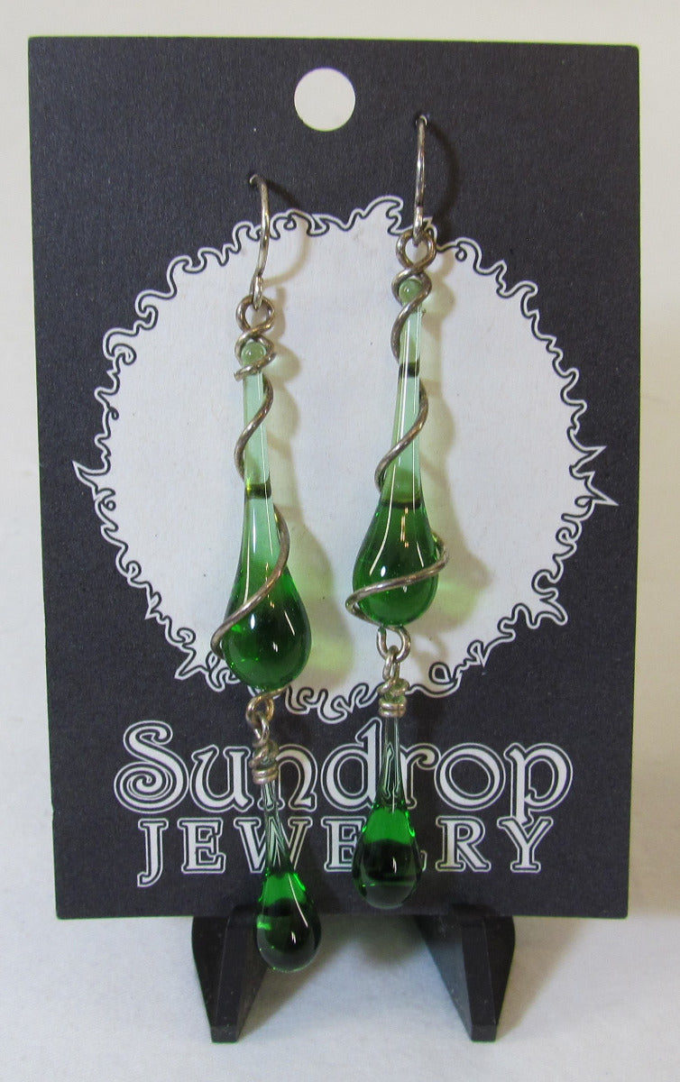 Sundrop Jewelry Double Dangle Earrings