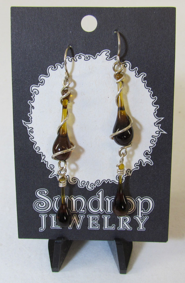 Sundrop Jewelry Double Dangle Earrings