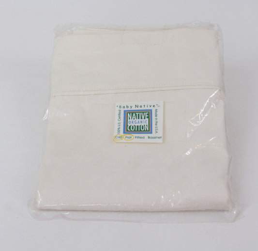 Native Organic – Crib Sheet, Flat, Natural Color