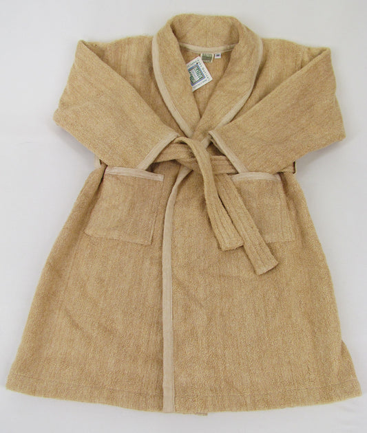 Native Organic Toddler's Robe, Natural Cafe, Med