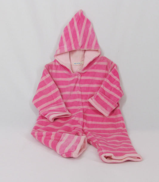 Under the Nile Warm Suit – Pink Striped, nb-3 mo