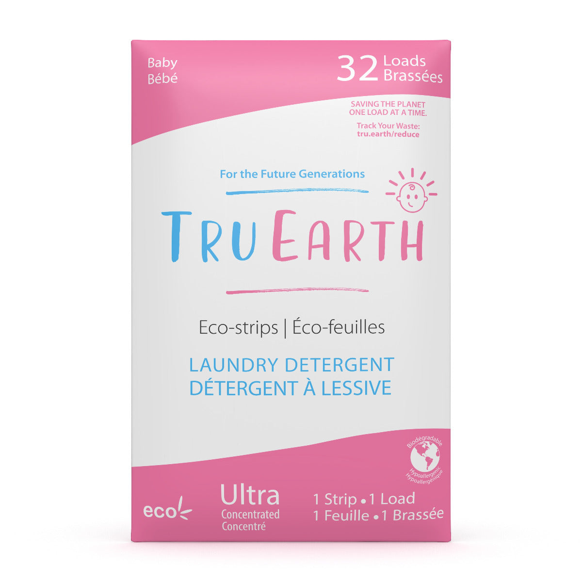 Tru Earth Laundry Detergent Eco Strips - Baby