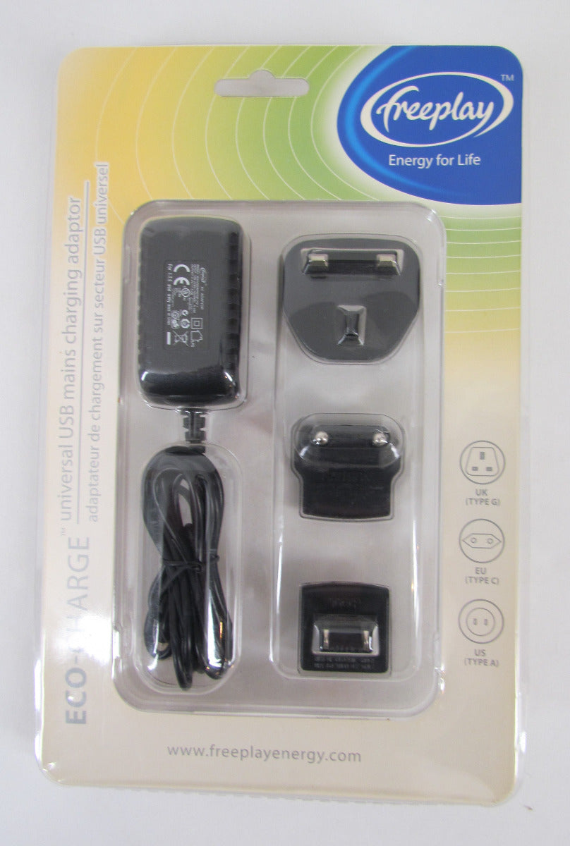 AC Universal USB charger w/3 std adaptors