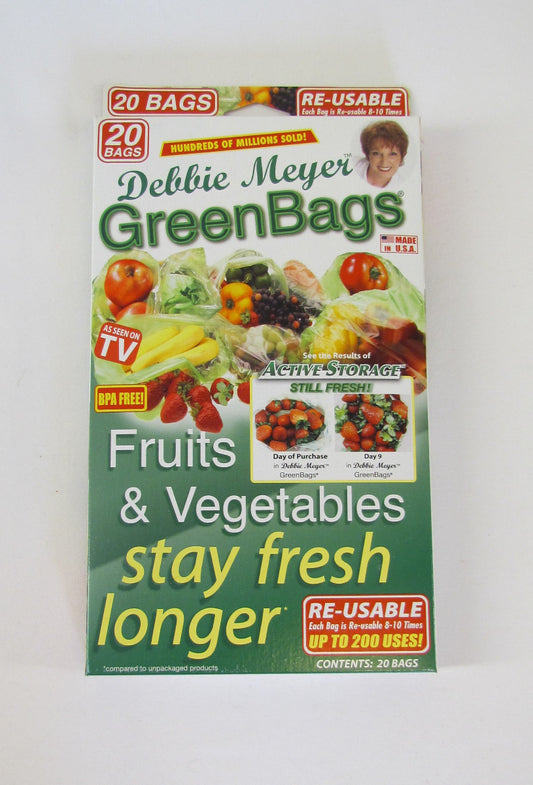 Debbie Meyer Reusable GreenBags, 20 Pack
