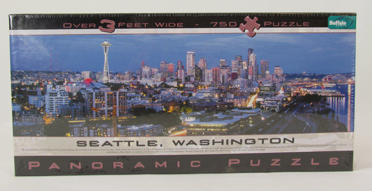 Seattle Panoramic Jig Saw Puzzle, Over 3 Feet Wide