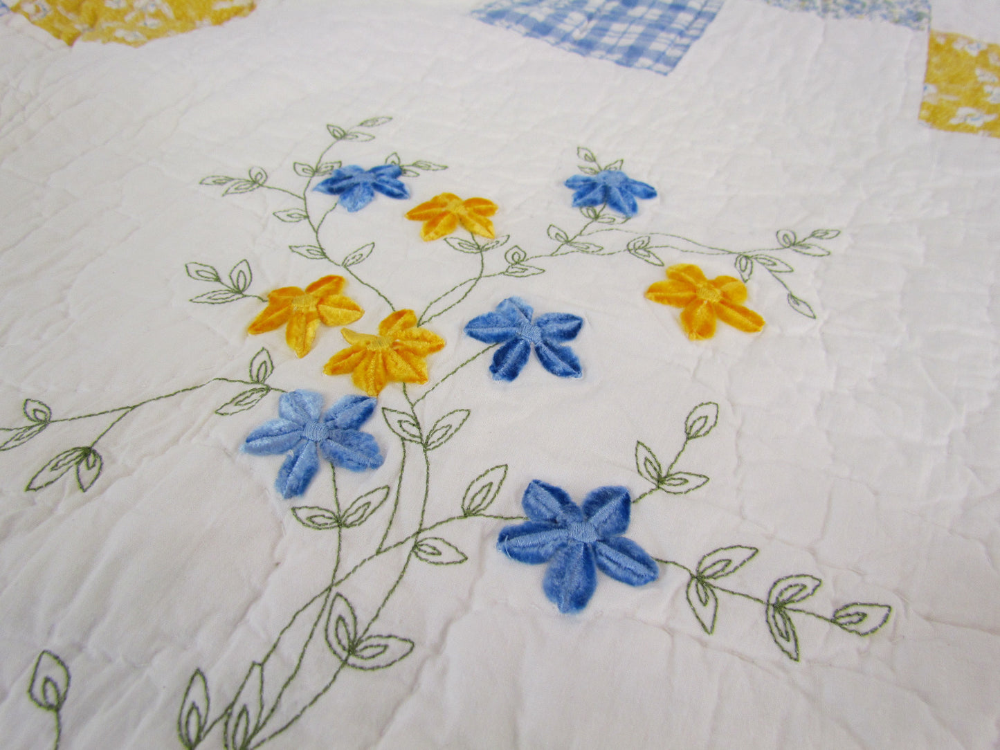 Quilt Annabelle Blue, Queen/King