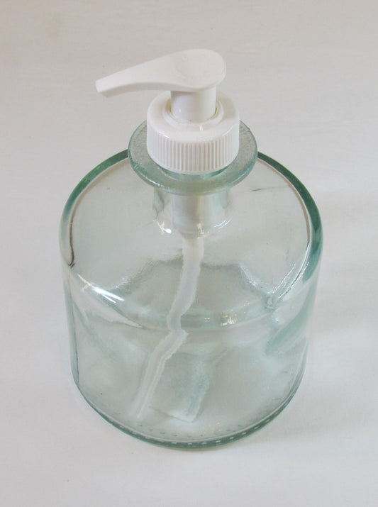 Recycled Glass Dispenser, Cylindrical Base 450cc
