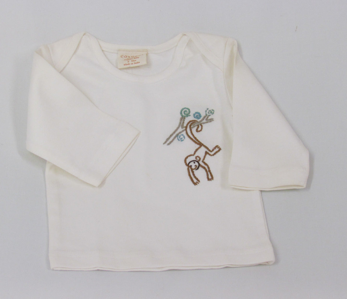 Coyuchi T-Shirt - Jingo, 6 mo