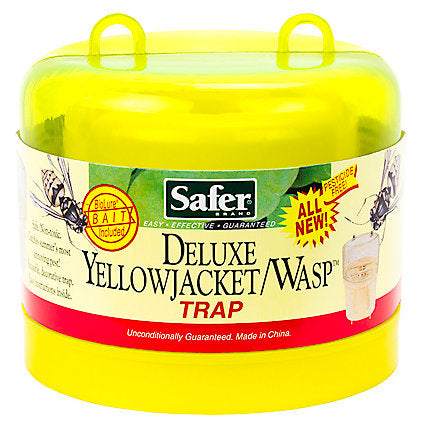 Safer® Brand Deluxe Yellow Jacket/Wasp Reusable Trap With Bait
