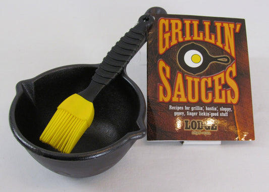 Lodge Logic Cast Iron Sauce Kit w/Basting Brush & Recipes
