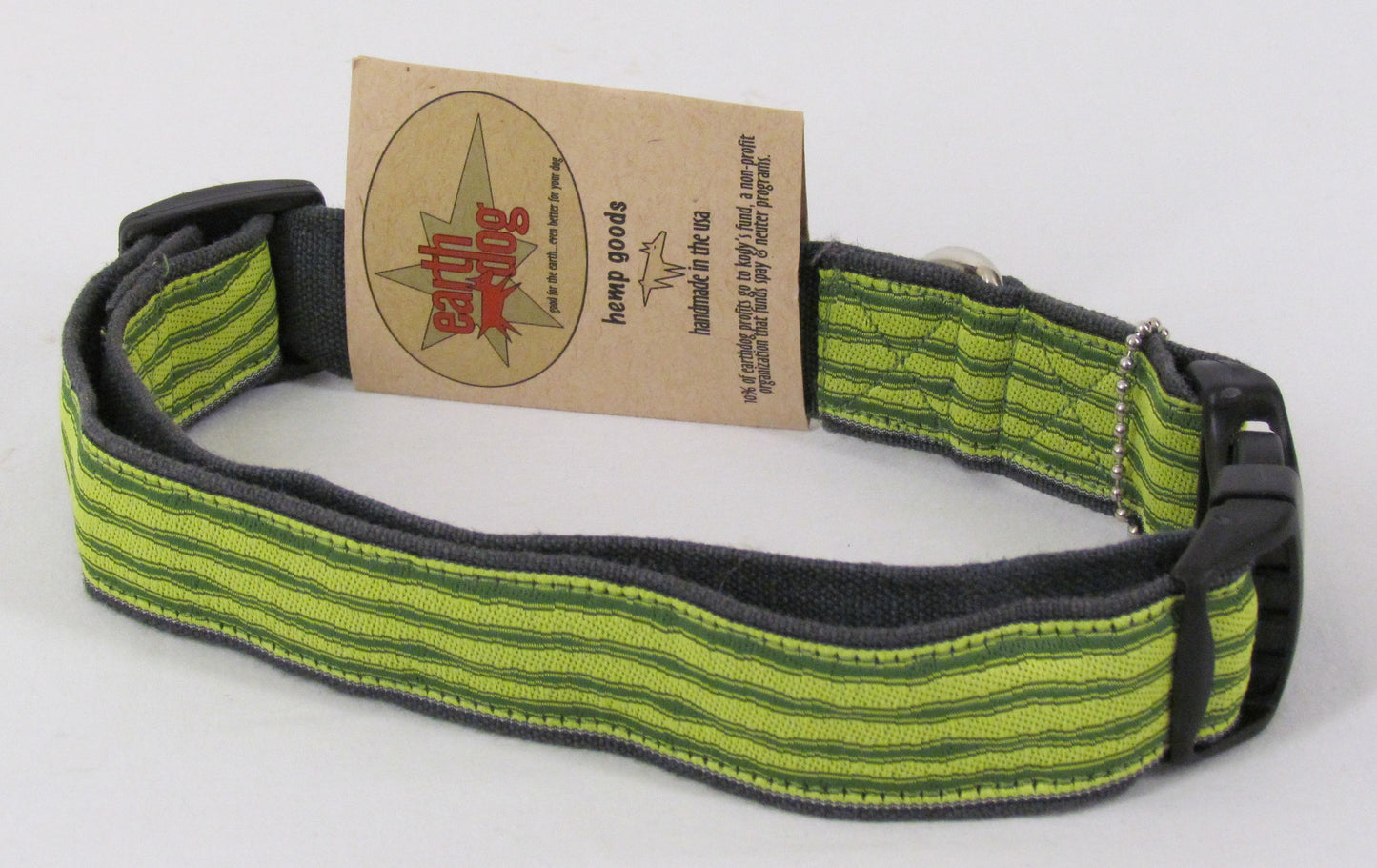 Earthdog Adjustable Hemp Pet Collars-Large, 18"-26"
