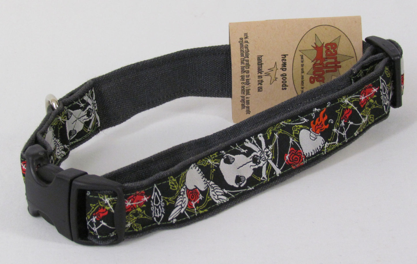 Earthdog Adjustable Hemp Pet Collars-Large, 18"-26"