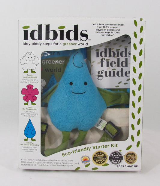 Idbids Eco-friendly Starter Kit, Waverly the Water Drop