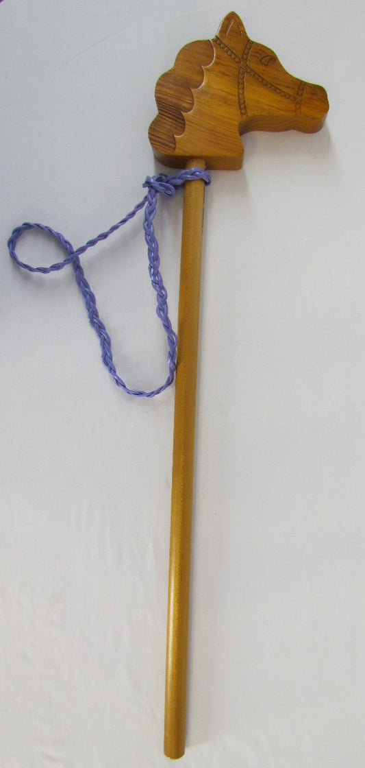 Maple Landmark Hobby Horse with up-cycled Reins