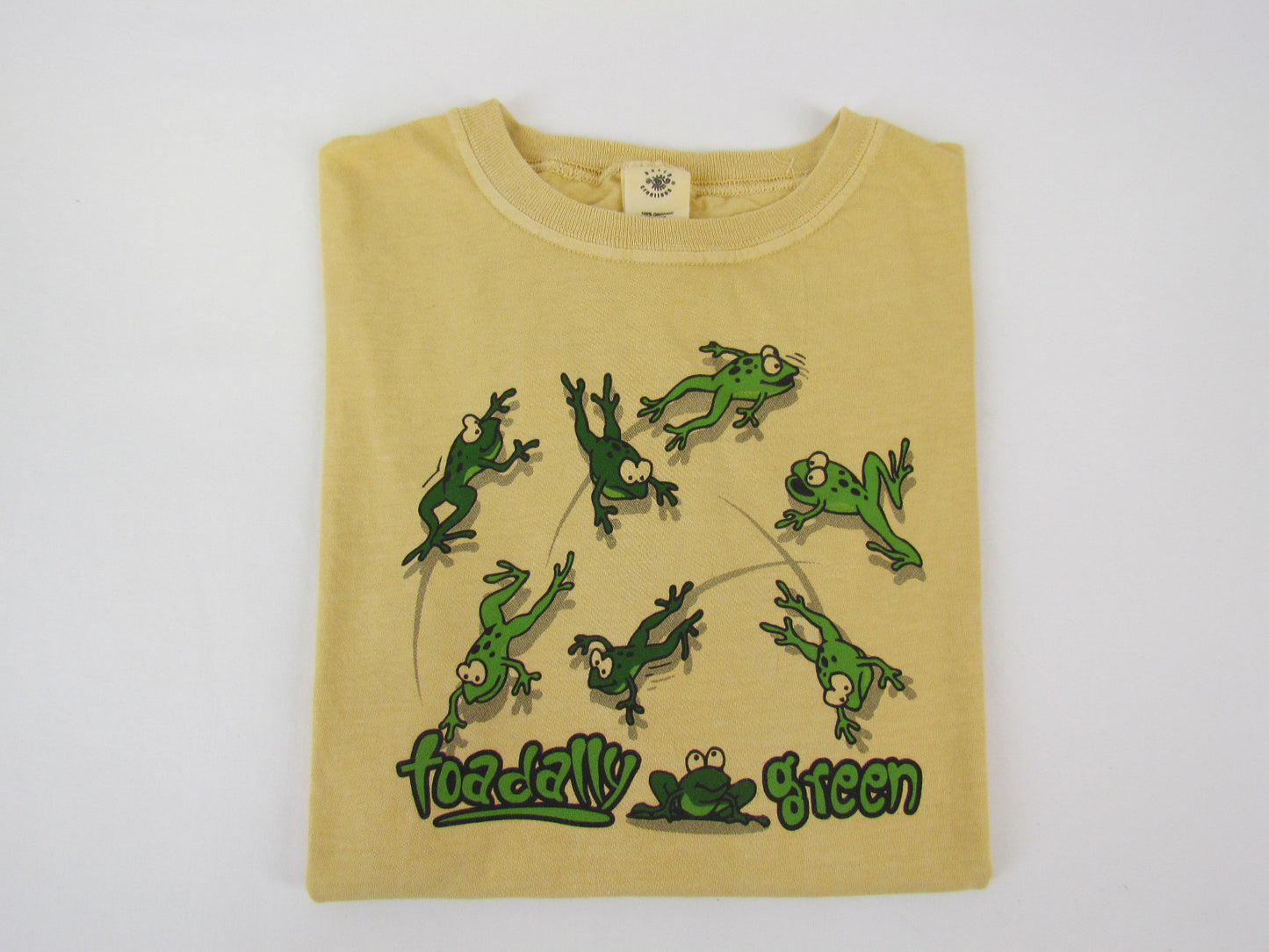 Earth Creations Youth Short Sleeve T “Toadally Green”, Citrine