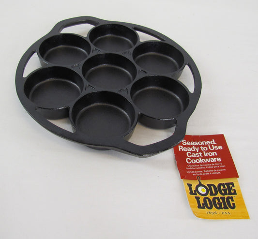 Lodge Logic Cast Iron Drop Biscuit/Mini Cake Pan