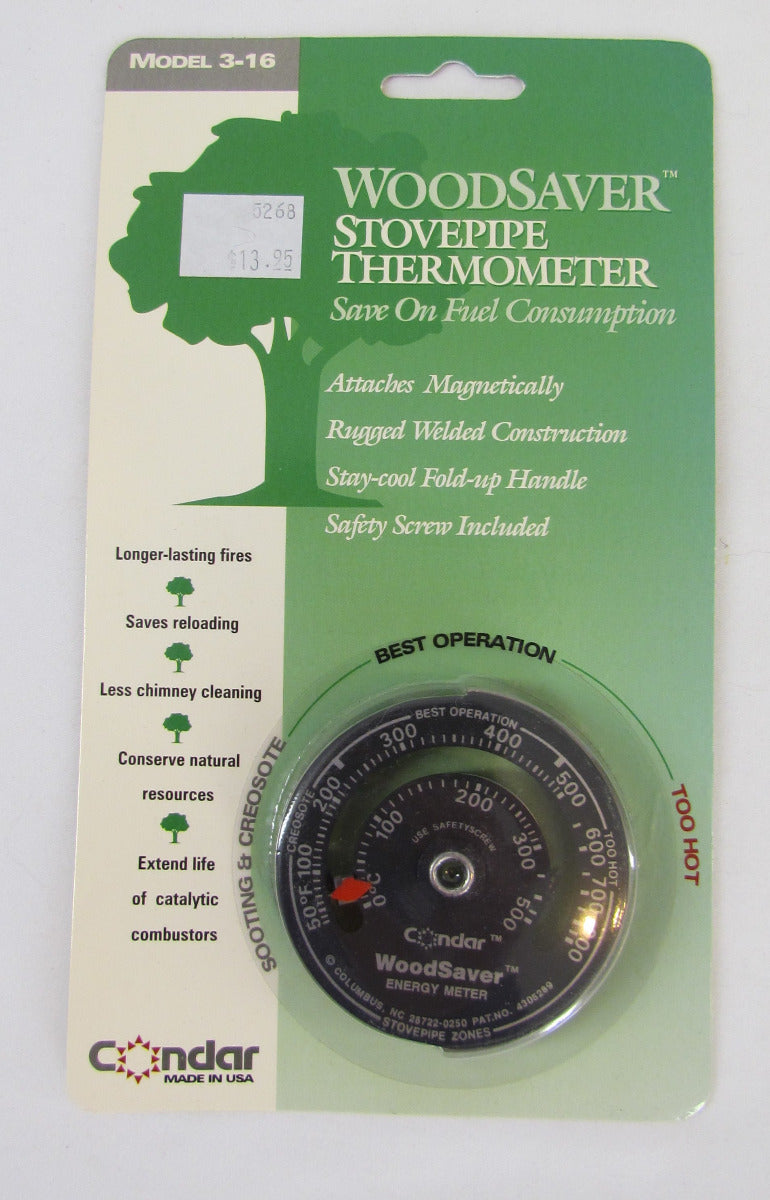 Condar Woodsaver Stovepipe Thermometer