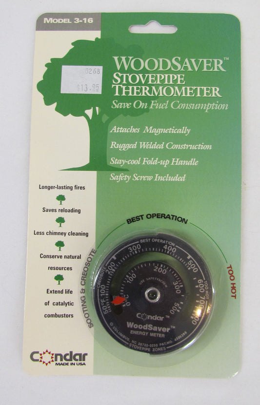 Condar Woodsaver Stovepipe Thermometer