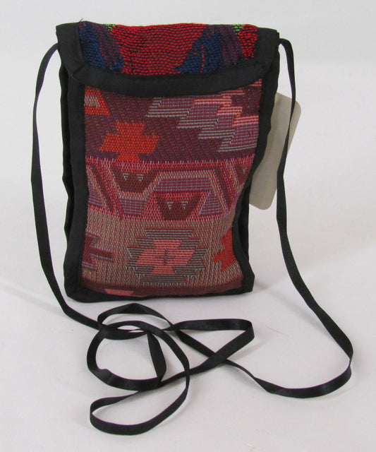 Small Purse-Orange Brown front, Red Green back