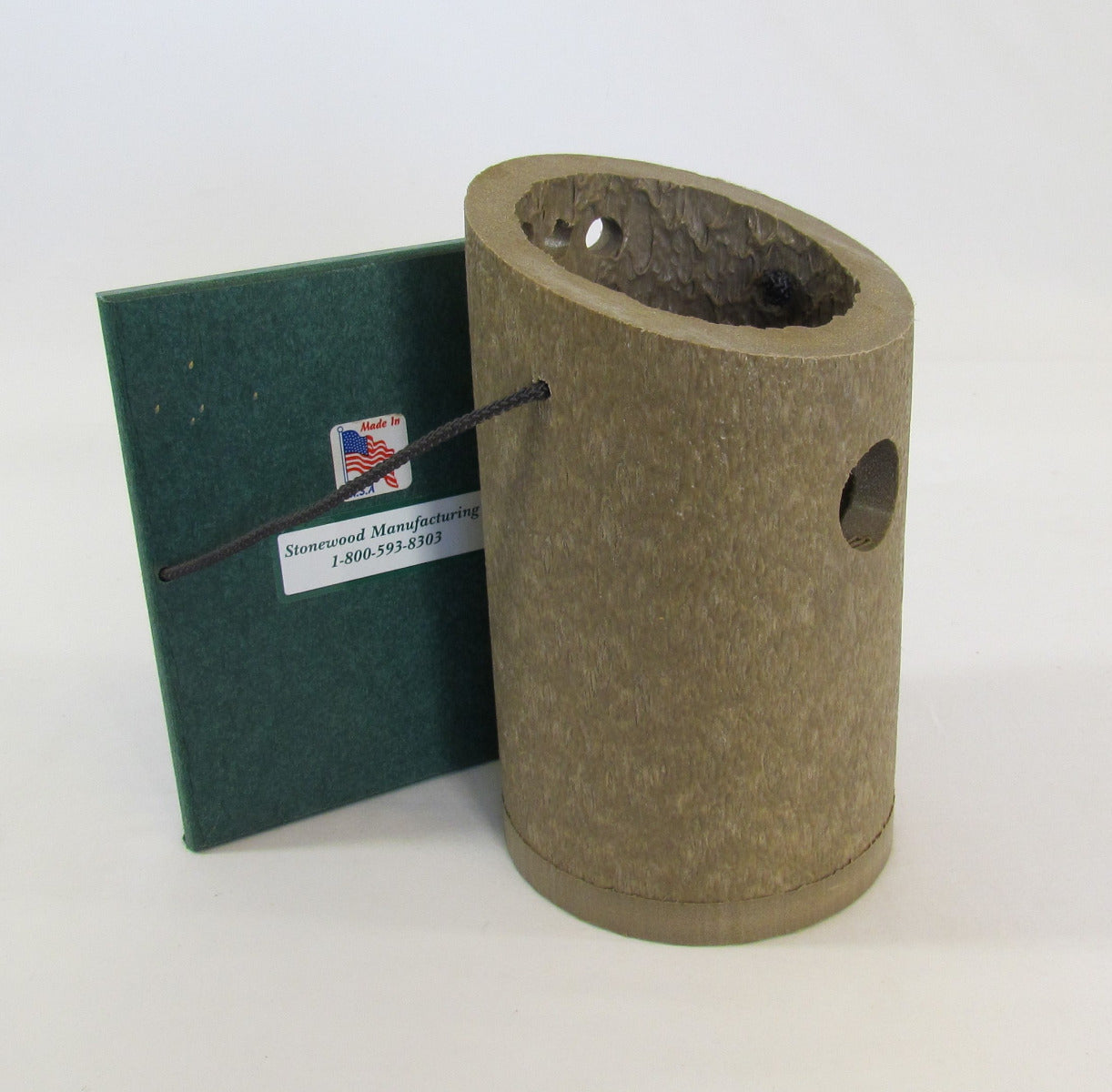 Stonewood Mfg. Round Hanging Wren Nest Log