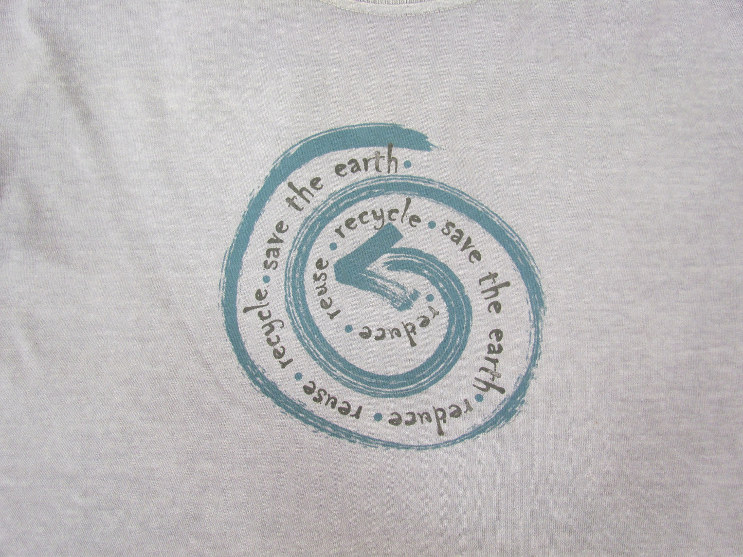 Earth Creations T-Shirt “Reduce, Reuse, Recycle”, Silt