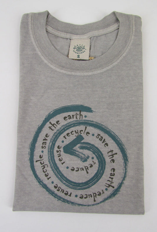 Earth Creations T-Shirt “Reduce, Reuse, Recycle”, Silt
