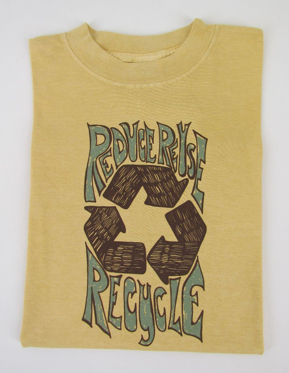 Earth Creations Short Sleeve T-Shirt “Recycle Symbol”-CIT-Small