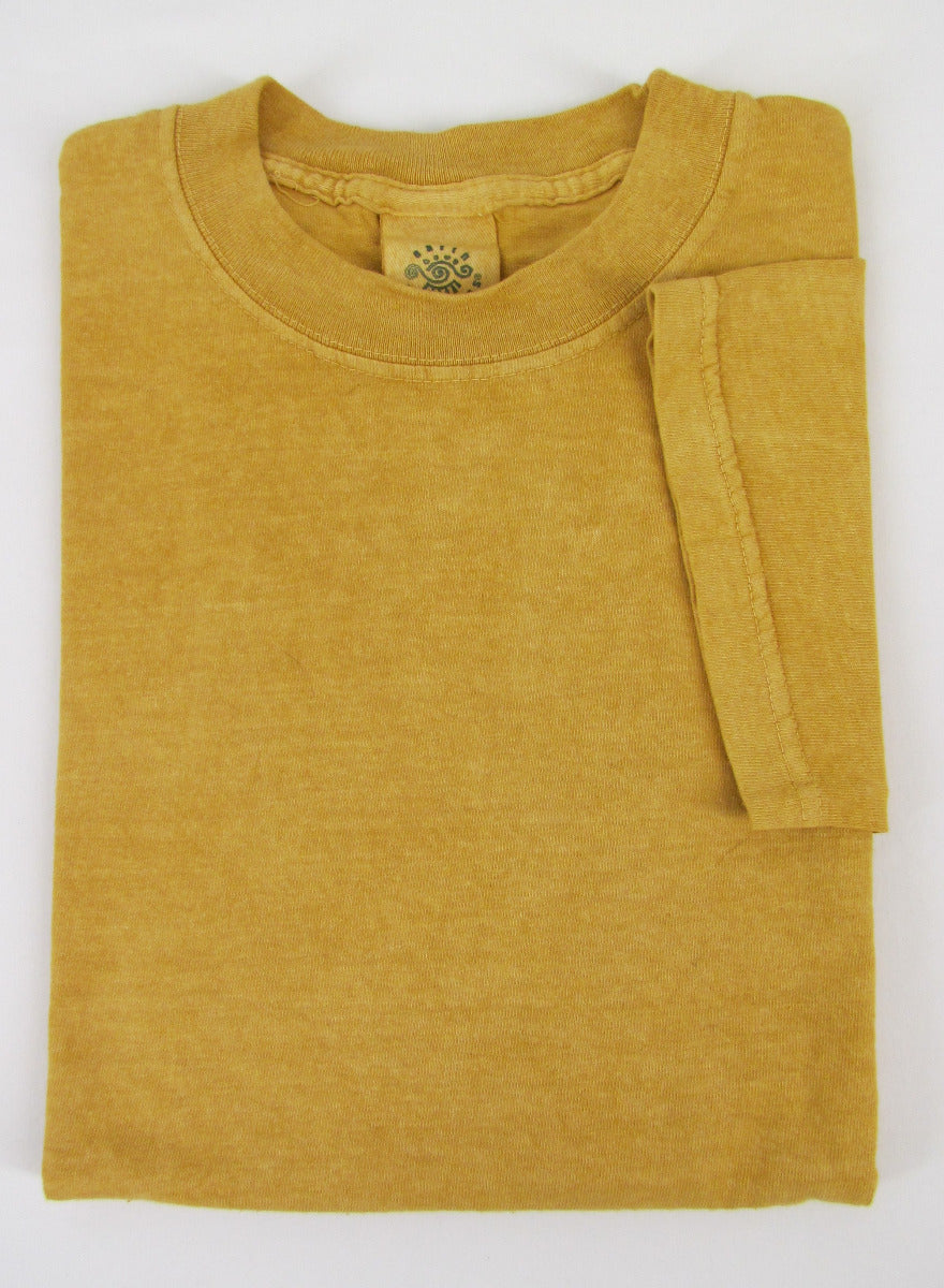 Earth Creations Short Sleeve T 100% Organic Cotton, Clay Dyed, Blank