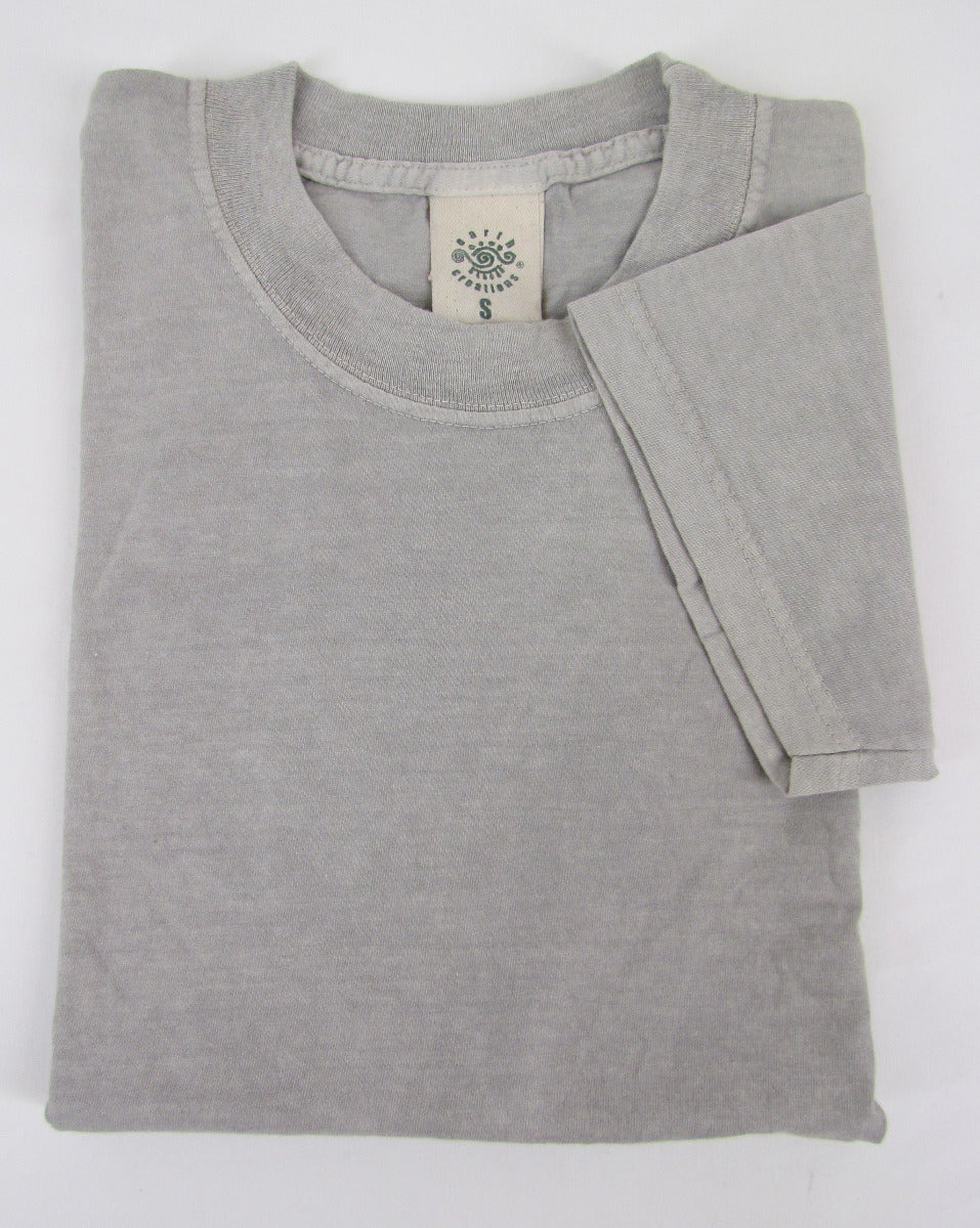 Earth Creations Short Sleeve T 100% Organic Cotton, Clay Dyed, Blank