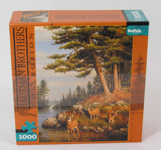 Buffalo Games Jigsaw - 1000 pc - Deer & Pines