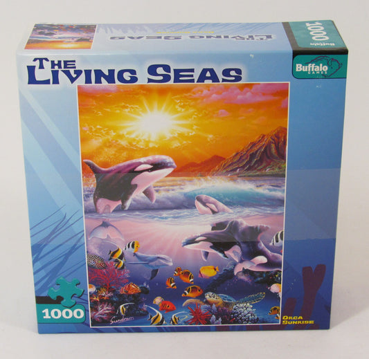 Buffalo Games Jigsaw Puzzle - Orca Sunrise