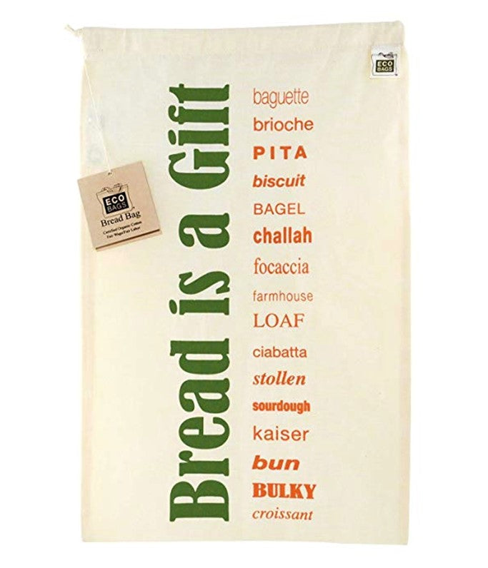 ECOBAGS 100% Organic Cotton Bread Gift Bag