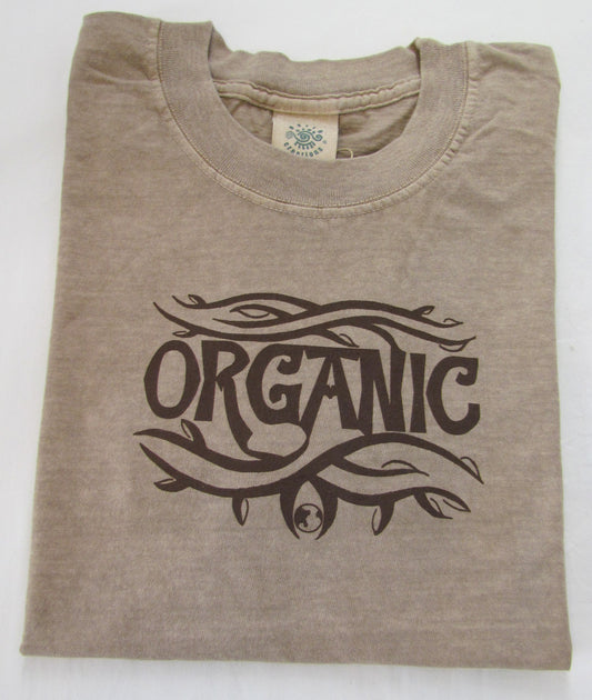 Earth Creations T-Shirt “Organic Tattoo”, Ash, Medium