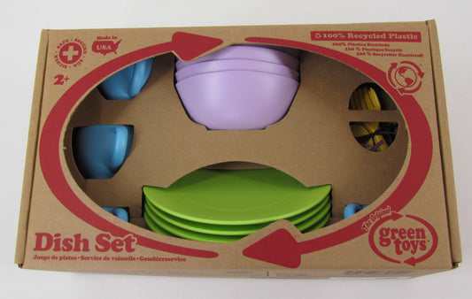 Green Toys Dish Set, 24 pc