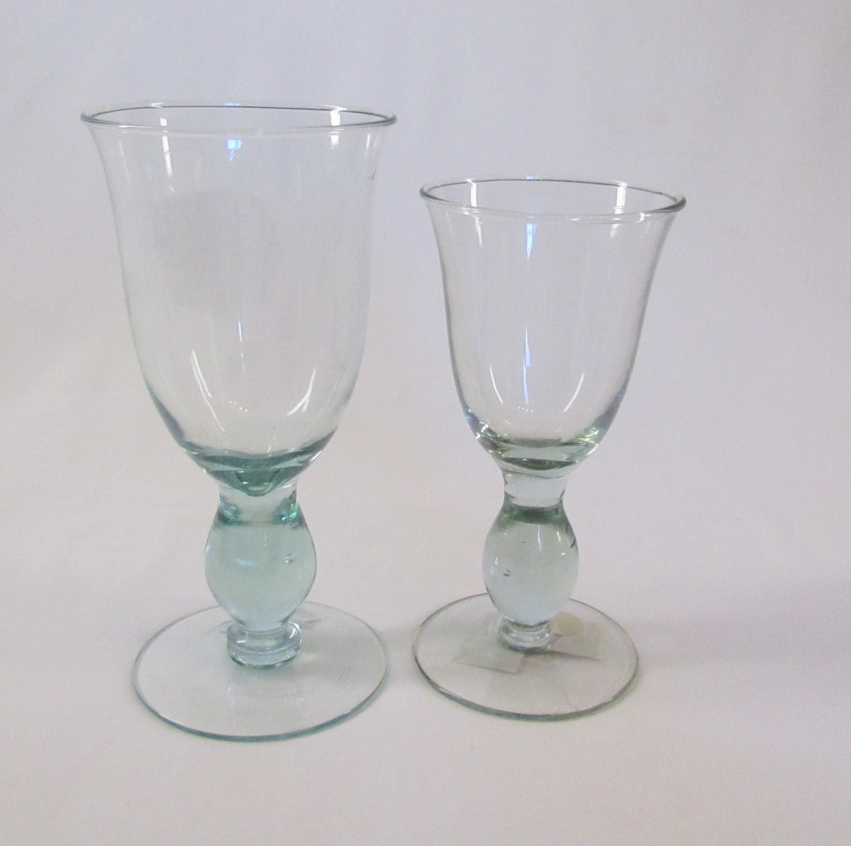 Tall Glass Wine & Water Goblets 8 & 14 oz