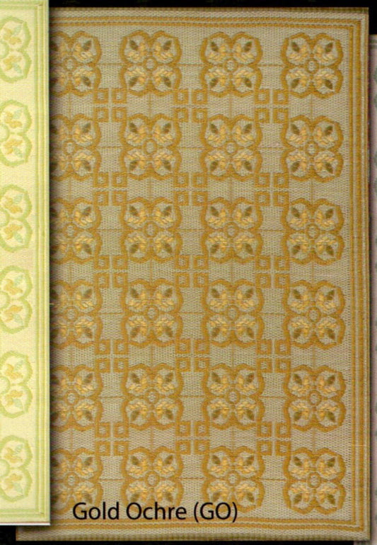 Mad Mats Rugs 6' x 9', Clover, Gold/Ochre