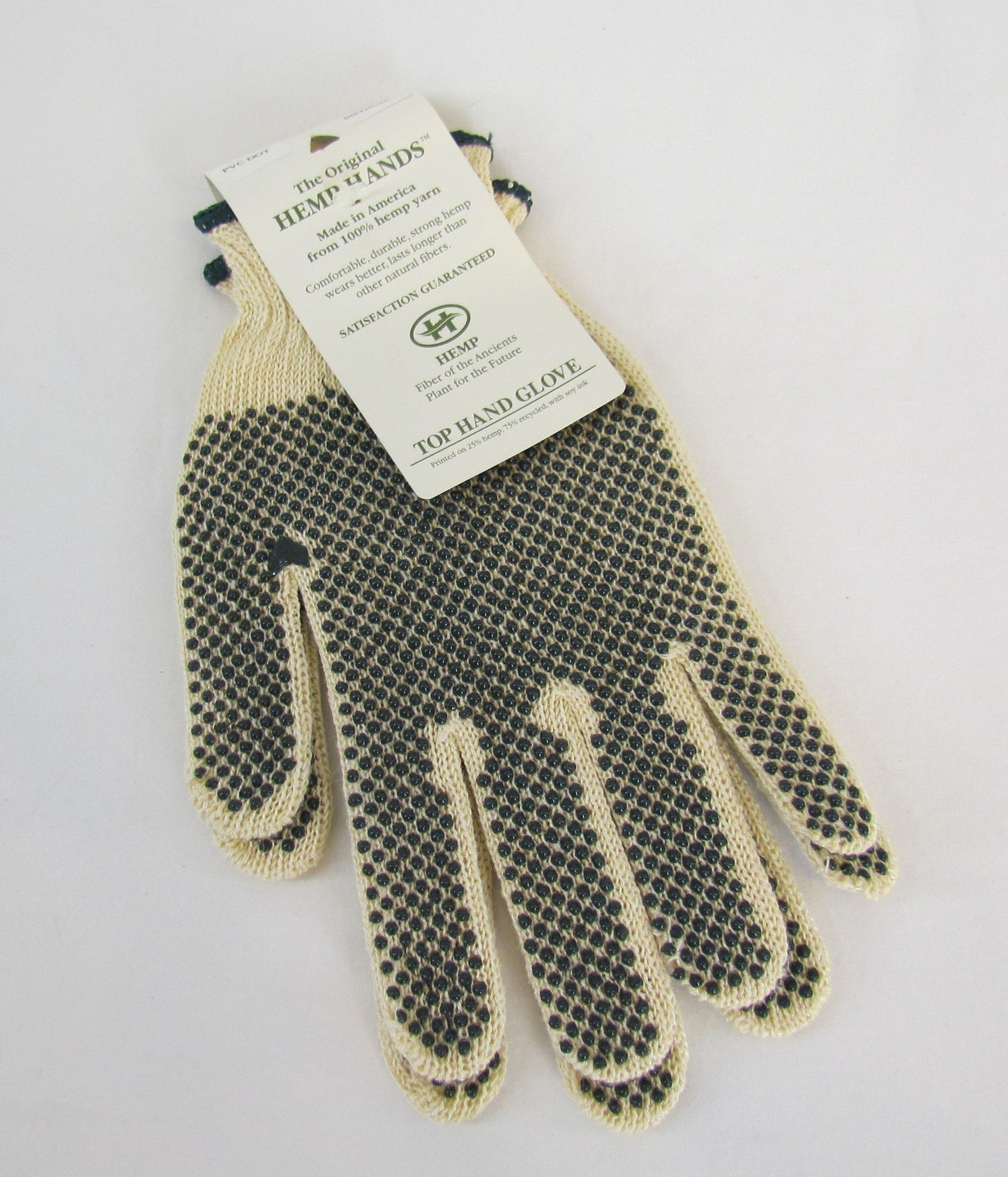 Hemp Hands Gloves with PVC Gripping Dots